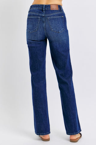 Judy Blue High Waist Tummy Control Straight Jeans