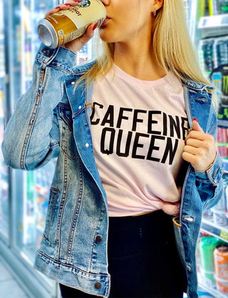 Caffeine Queen Short Sleeve Graphic Tee