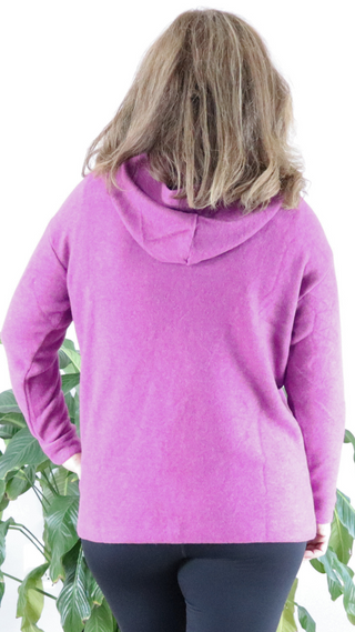 Basically My Favorite Hooded Pullover in Light Plum