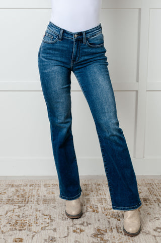 Judy Blue Mid-Rise Bootcut Jeans with Thermal Lining