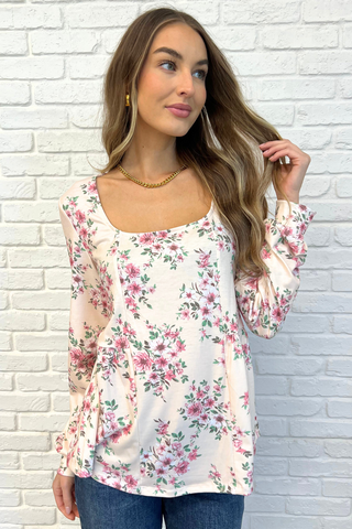 Cool to Be Kind Floral Blouse