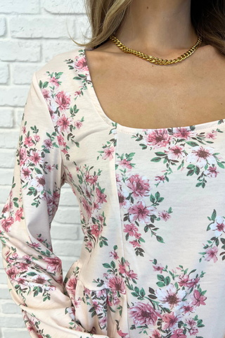 Cool to Be Kind Floral Blouse