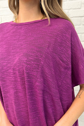 Dolman Sleeve Top in Lt Plum