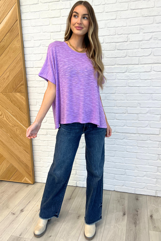 Dolman Sleeve Top in B Lavender