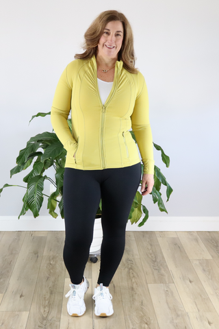 Rae Mode Jacket in Yellow Pear